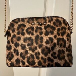 Michael Kors leopard crossbody!
